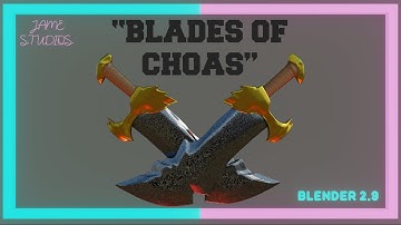 "Blade"s Of Chaos" in blender | Blender 2.9 Tutorial.