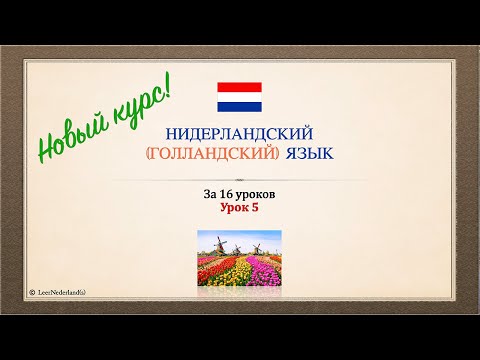 Нидерландский (голландский) язык за 16 часов. Урок 5