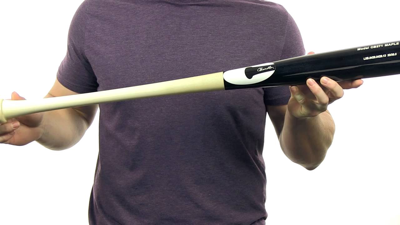 Chandler Pro Maple Wood Bat: CB271 Adult - YouTube