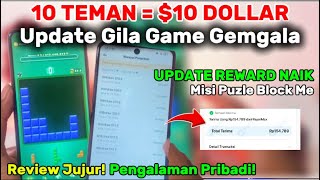 CRAZY UPDATE! Invite Friends and Get $1? Block Me Game Review on Gemgala & How to Play screenshot 1