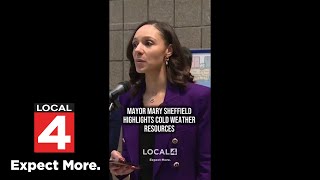 Mayor Mary Sheffield highlights cold weather resources