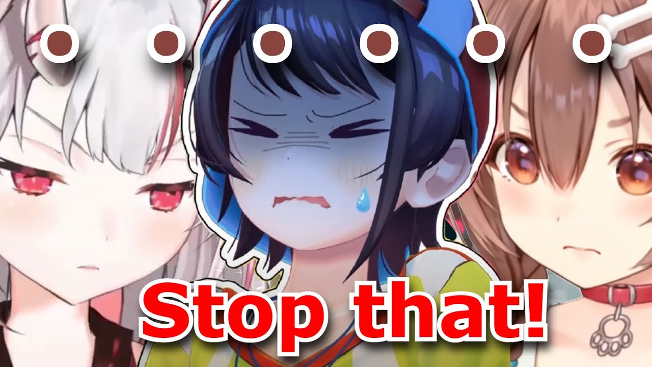 Just Korone and Ayame Silently Beating Up Subaru Before a Match [Hololive]