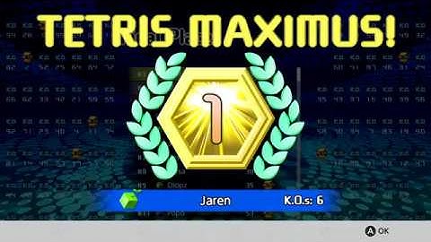 Tetris 99: FIRST WIN - Play On