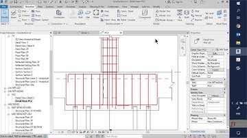 Revit Structure- Bài 34 : Vẽ thép móng