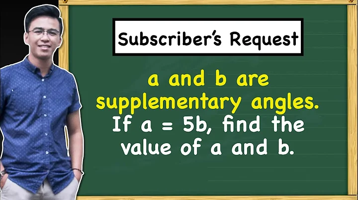 Solving Problems Involving Supplementary Angles @MathTeacherGon
