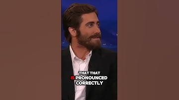jake gyllenhaal on people mispronouncing his name 😂📛🗣️