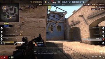 CS:GO - Clutch Ace + defuse on mirage