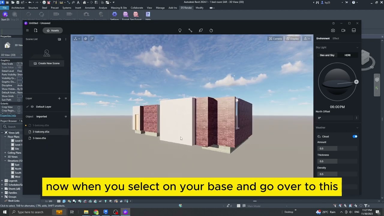 Revit to D5 Animation