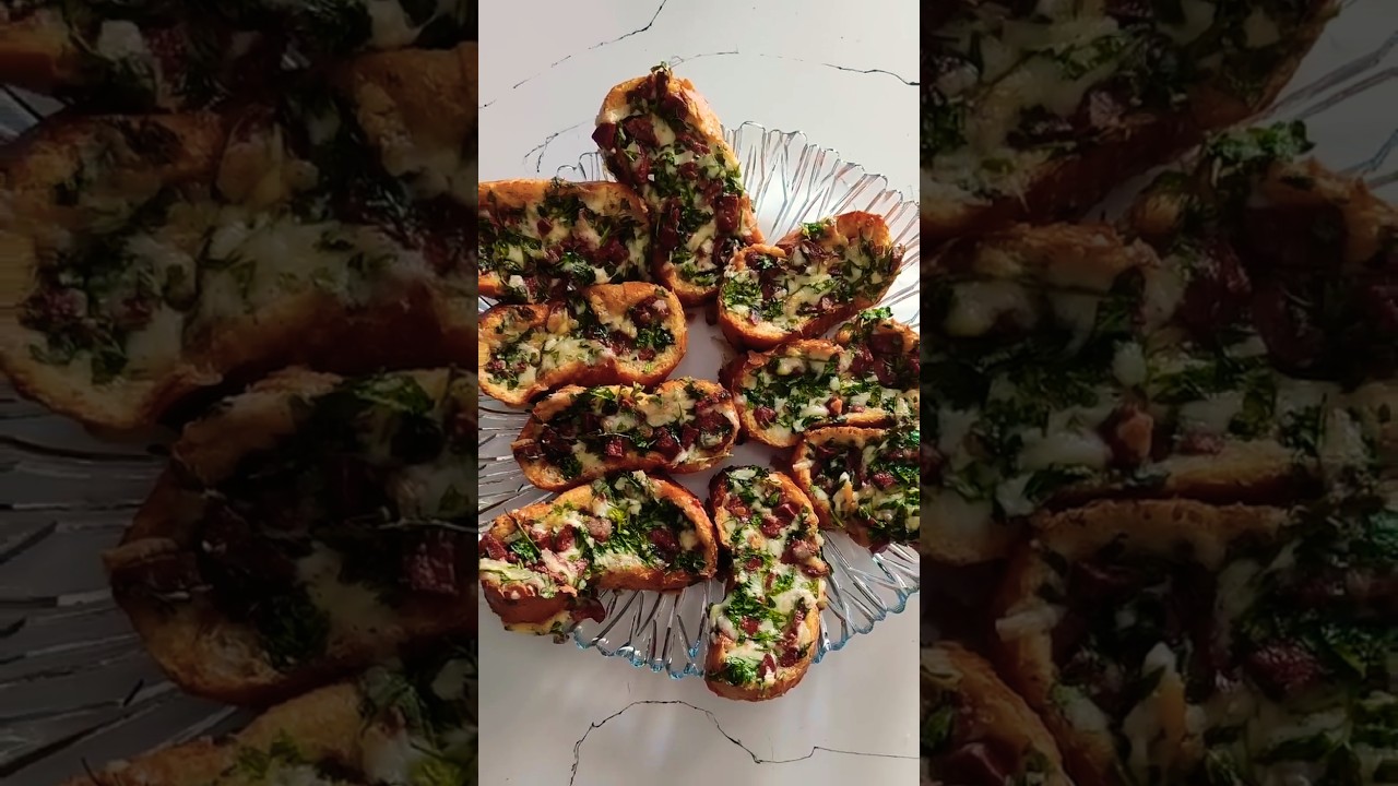 Çok Pratik Kızarmış Kaşarlı Sucuklu Ekmek Tarifi 🔥