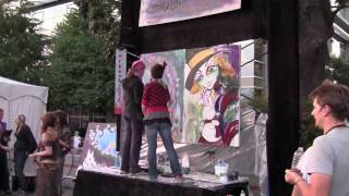 Urbanheart Live Painting at VEMF 2010 [HD]