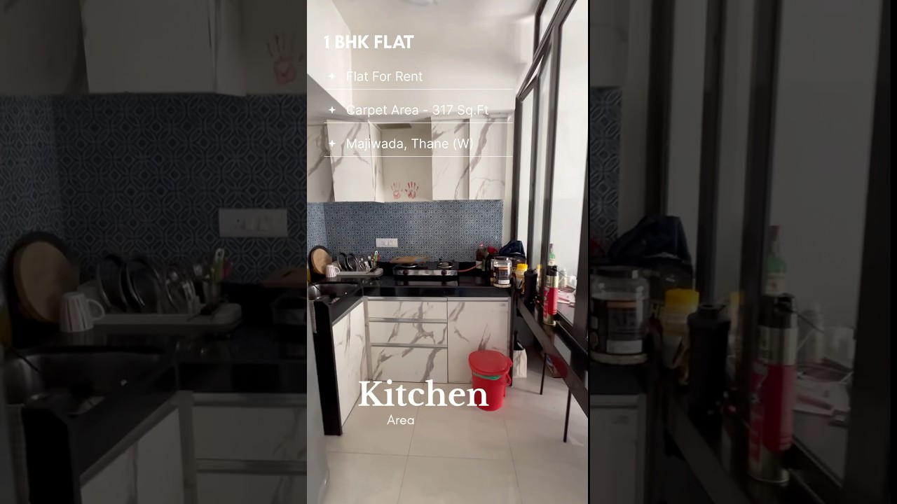 1 BHK Fully Furnished Flat For Rent In Crown Majiwada Thane (W) 🏠🏡