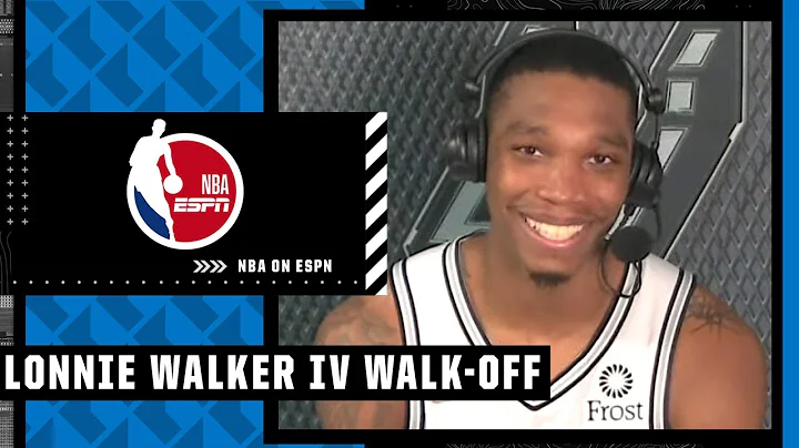 'Not many players can guard me' - Lonnie Walker IV reacts to go-ahead game winner | NBA on ESPN - DayDayNews