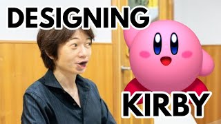 Sakurai when designing Kirby in Super Smash bros.