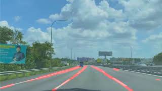 Lane Markings Detection using UNET (Keras)
