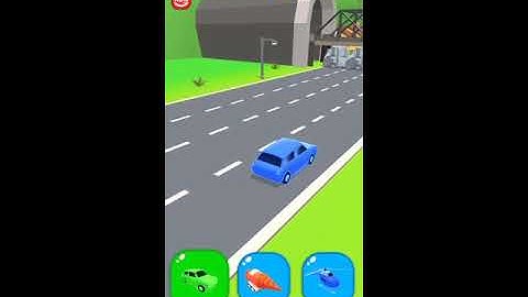 SHAPE SHIFTING 🏃🚗🚁 level-7 Gameplay walkthrough for android, ios New Gameupdate Max #shorts