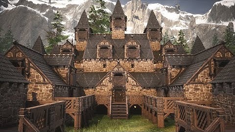 How To Build A Castle [ timelapse ] - Conan Exiles Age Of Sorcery