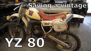 1987 YZ 80 saved from parts shelf!