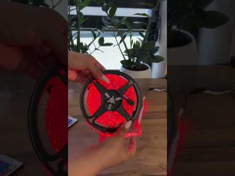 Світлодіодна стрічка з пультом GarlandoPro TVLIGHTRGB водостійка 150 LED 5m підсвічування в кімнату, видео 1