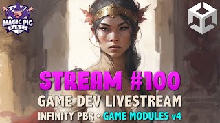 Unity RPG Game Dev LIVE • #100 • Game Modules v4 Demo Scene - Refactoring & More