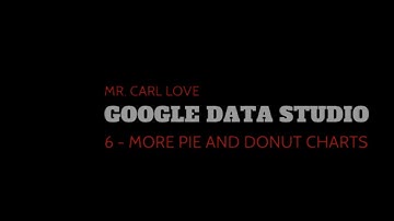 Google Data Studio - 6 - more Pie and Donut Charts, Scorecards