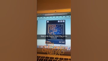 Maze is My Favorite Game I Play on the Computer