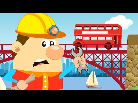 London Bridge Is Falling Down 🌉 🌉 | Nursery Rhyme With Lyrics | London Bridge Is Falling Down Song