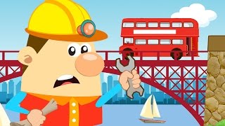 London Bridge Is Falling Down 🌉 🌉 | Nursery Rhyme With Lyrics | London Bridge Is Falling Down Song