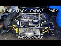 UK Time Attack Cadwell Park Paddock Walk