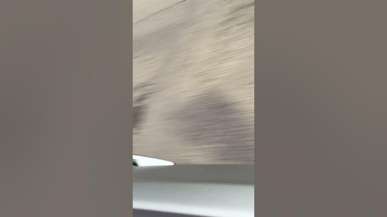 Rock pebble stuck in brake guard BMW M3F80 - YouTube