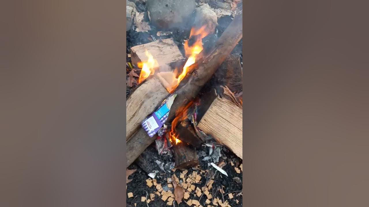 Burning grease in a fire YouTube