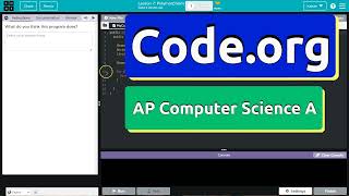 Code.org Lesson 7.1 Polymorphism | Tutorial with Answers | Computer Science A Unit 3