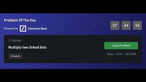 Multiply two linked lists | 01 October 2024 | gfg POTD solution | Problem Of The Day Geeksforgeeks