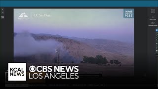 Brush fire burning in Kern County near the 5 Freeway