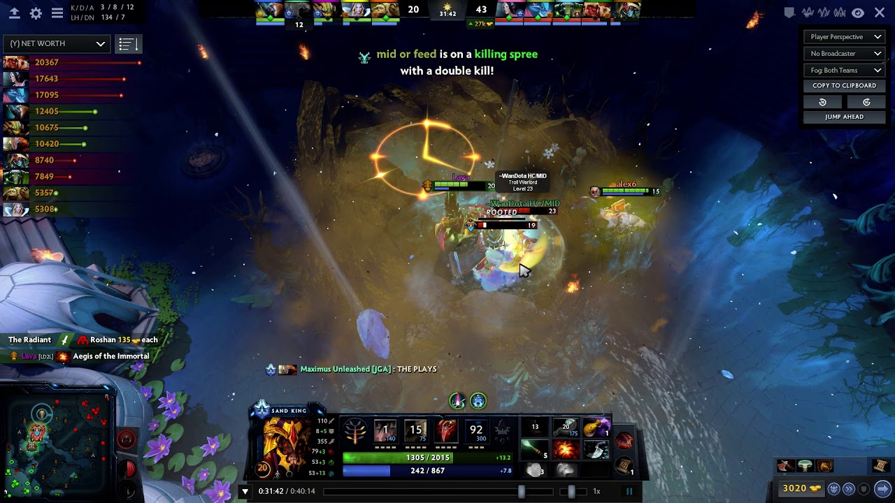 A lot of cool SK plays and a big fail at the end