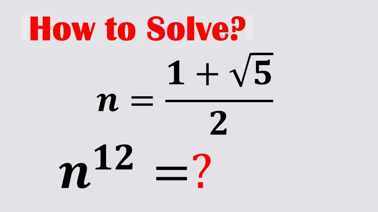 Good Math Equaation A Good Math Olympiad Algebra Equation | Math Olympiad Questions ...
