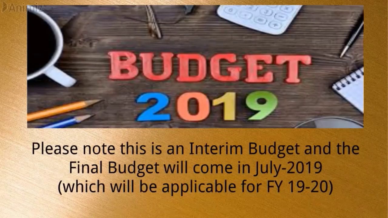 Key take-away from Interim Budget- 2019