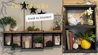 Easy Upcycles//Trash to Treasure