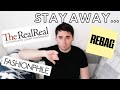 SCAMMED?! WHERE NOT TO RESELL… | The TRUTH About TheRealReal, REBAG and FashionPhile..