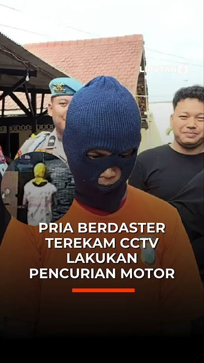Pria Berdaster Terekam CCTV Lakukan Pencurian Motor | Liputan6