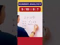 Reasoning | Analogy Trick | SSC | RRB | #maths #mathtricks #shorts #ytshorts #motivation #ssc🙏🧿