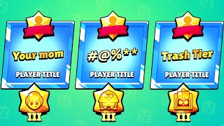 New TITLE + MASTERY REWARDS for Every Brawler!