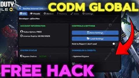 【⚠️FREE⚠️】 😎BEST CODM Global&Garena HACK ios&Android Safe NoBan Bypass Modmenu 1.0.52 ipa APK 1.6.52