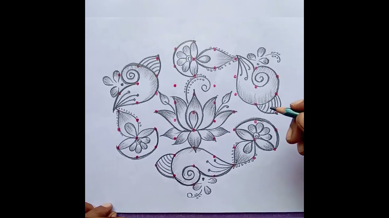🪔🪔 karthigai matham kolam 🪔🪔 creativity 👍🌺 just 9 dots 🌺 different 🌺 simple pulli kolam 🌺