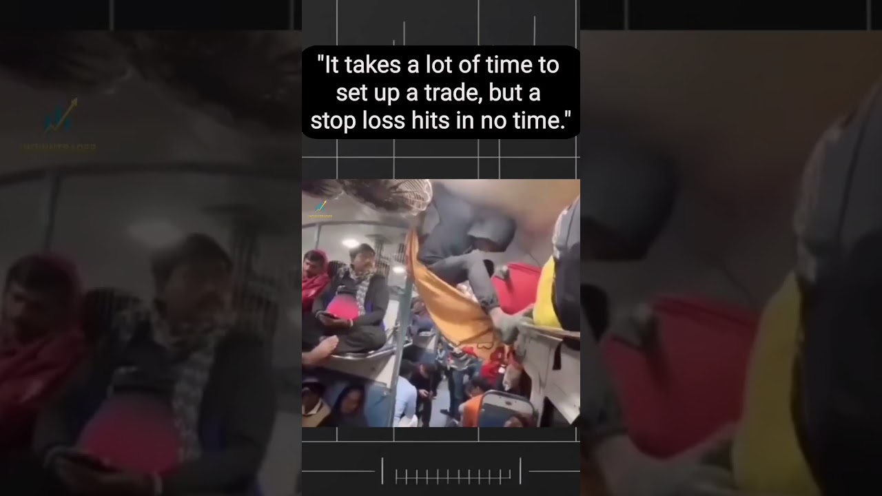 Setting up a trade takes time 😊, but stop loss hits fast 😅 