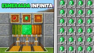 Farm que mais rende ESMERALDA do @Legozin Minecraft Bedrock 1.21