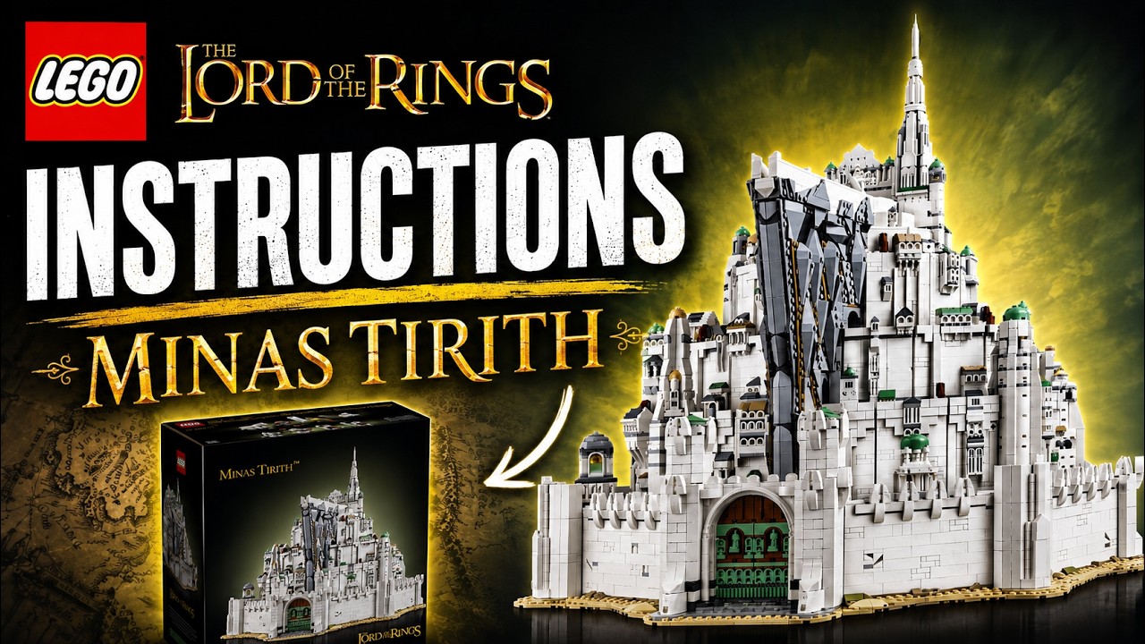 Icons - The Lord of the Rings: Minas Tirith - LOTR LEGO instructions