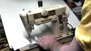Embroidery & Cam Test Vintage 1958 Singer 401A Cam Sewing Machine NA871452