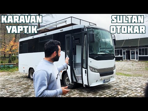 Sultan Otokar Karavan Yaptık! - Otobüs Karavan Tanıtımı - Karavan İç Tasarımı