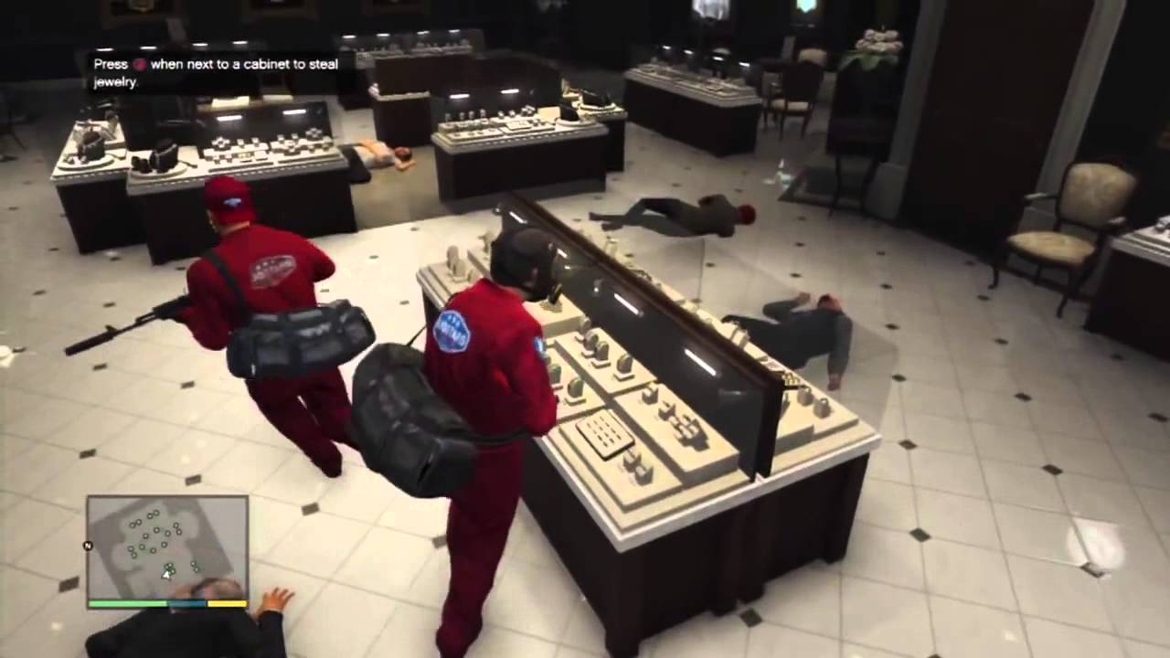 GTA 5 -  Jewellery Store Robbery
