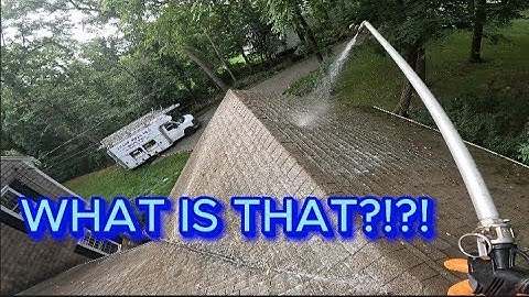 The BEST Soft Wash Wand Set Up Roof Cleaning Cedar Wash